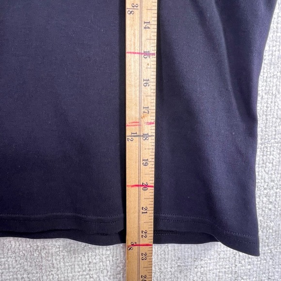LL Bean Long Sleeve Crew Neck T Shirt Navy Blue 100% Cotton XL Regular - Picture 4 of 10